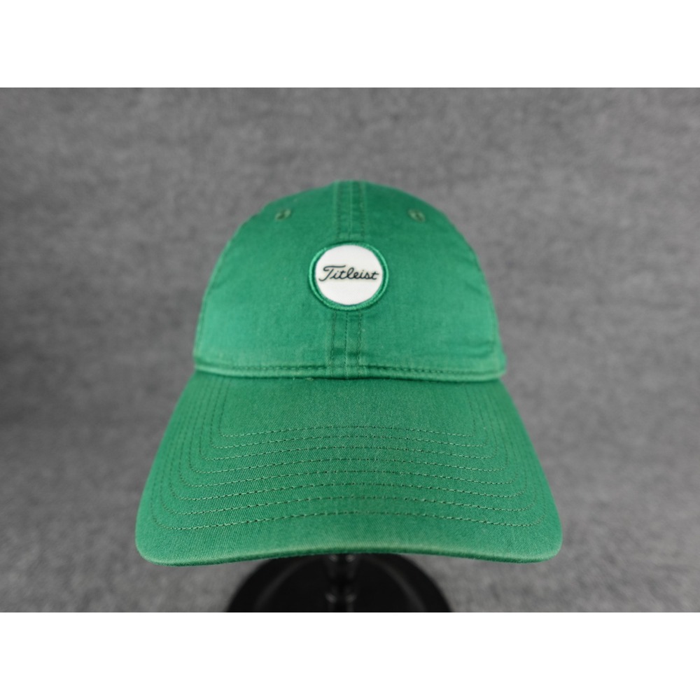 Titleist Golf Cap Green Embroidered‎ Logo Adjustable Strap "19125"